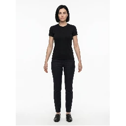 Black Cotton T-Shirt