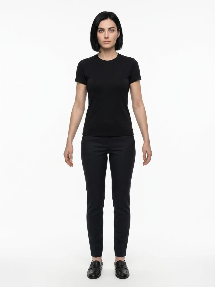 Black Cotton T-Shirt