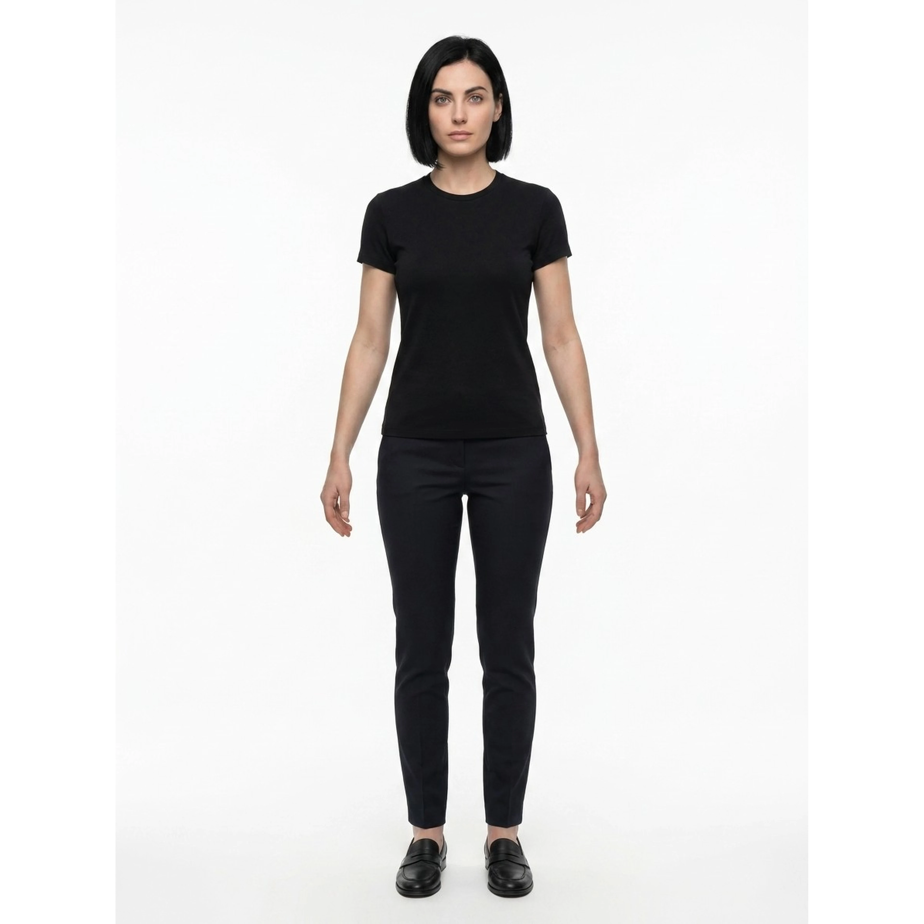 Black Cotton T-Shirt