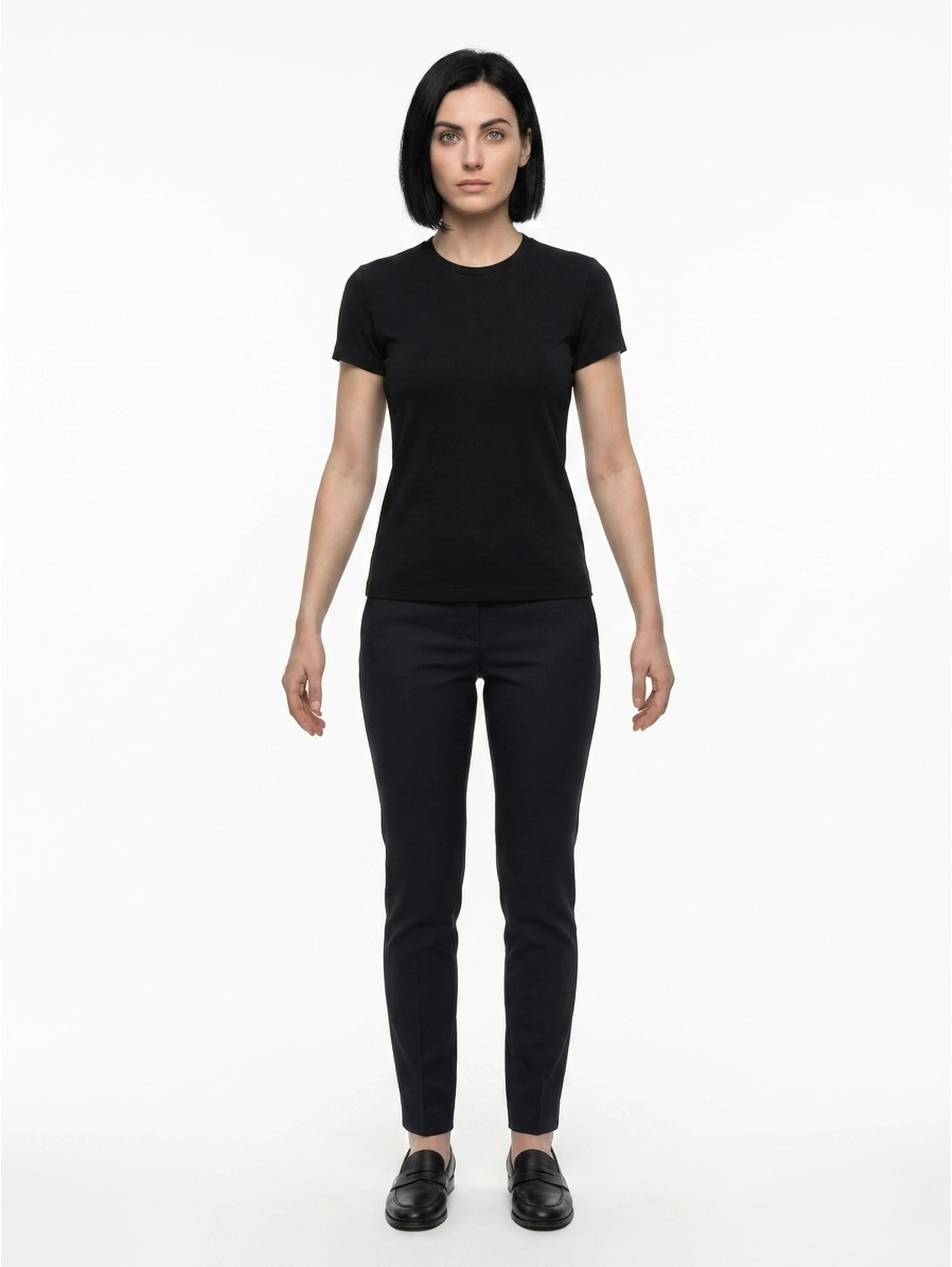 Black Cotton T-Shirt