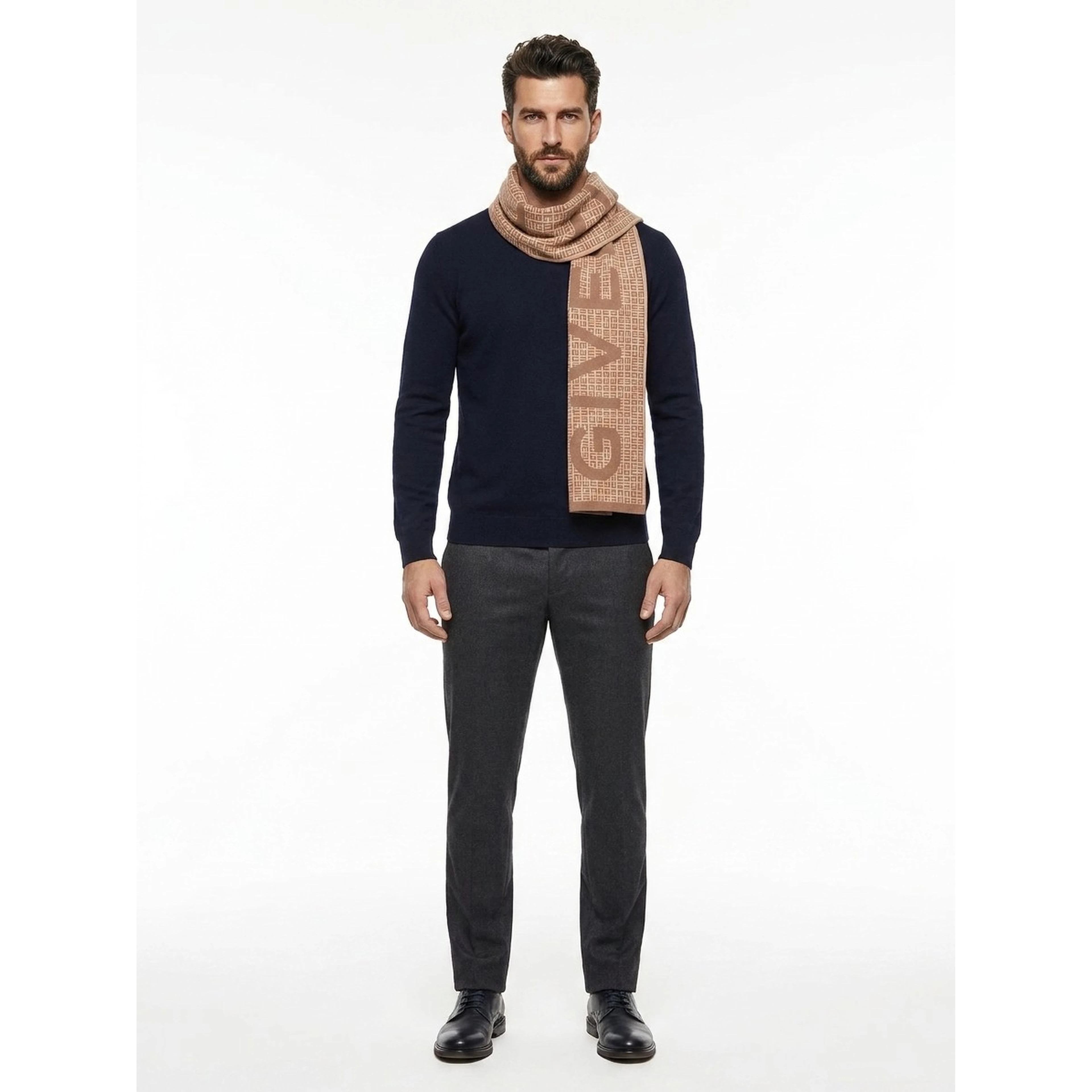 Bicolor Wool Foulard