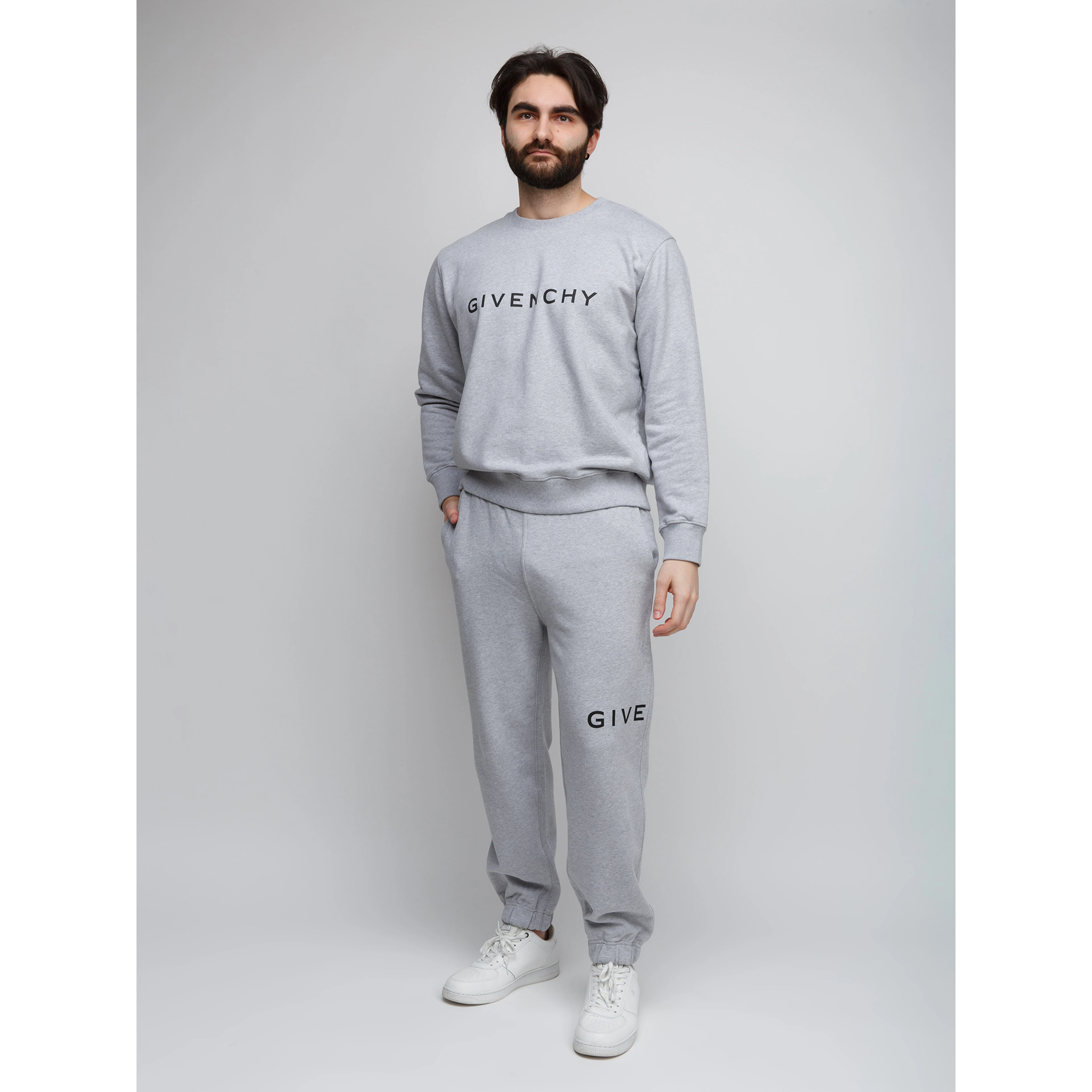 Gray Cotton Joggers (Workout Pants)