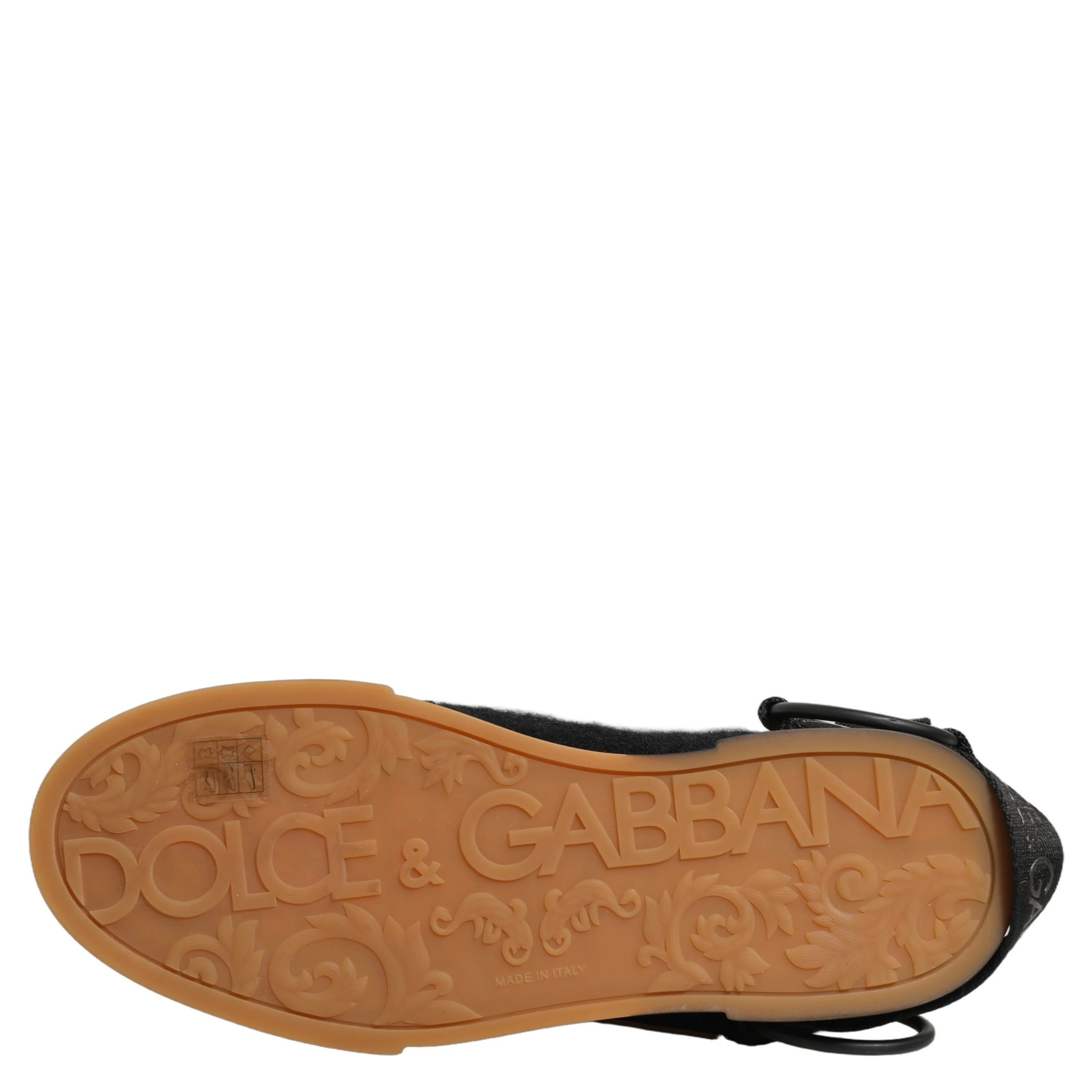 Black Felt Leather Low Top Sneaker Shoes