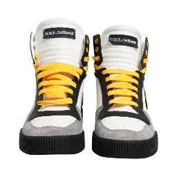 Multicolor Calf High Top Sneakers Shoes