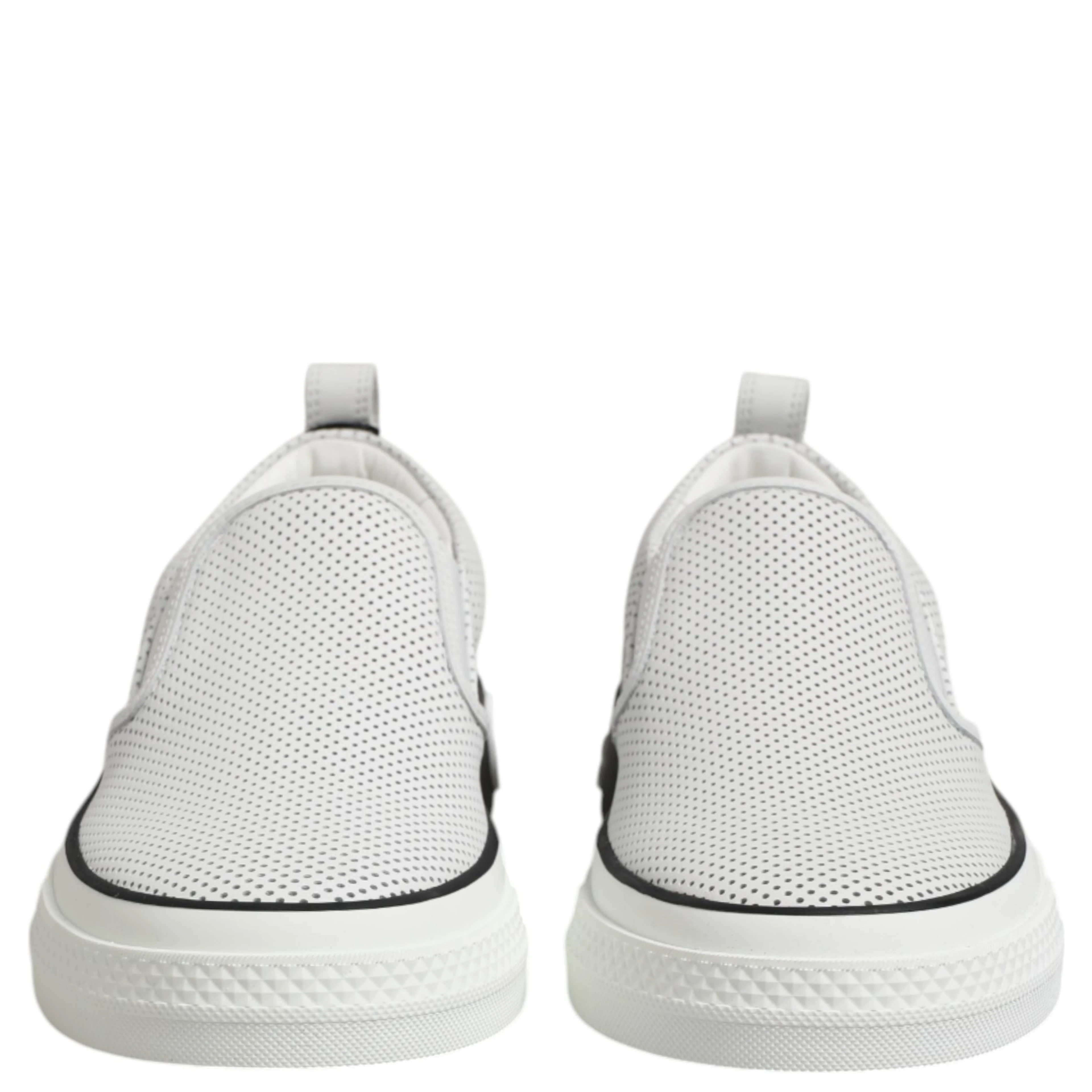 White Perforated Custom 2.Zero Sneakers Shoes