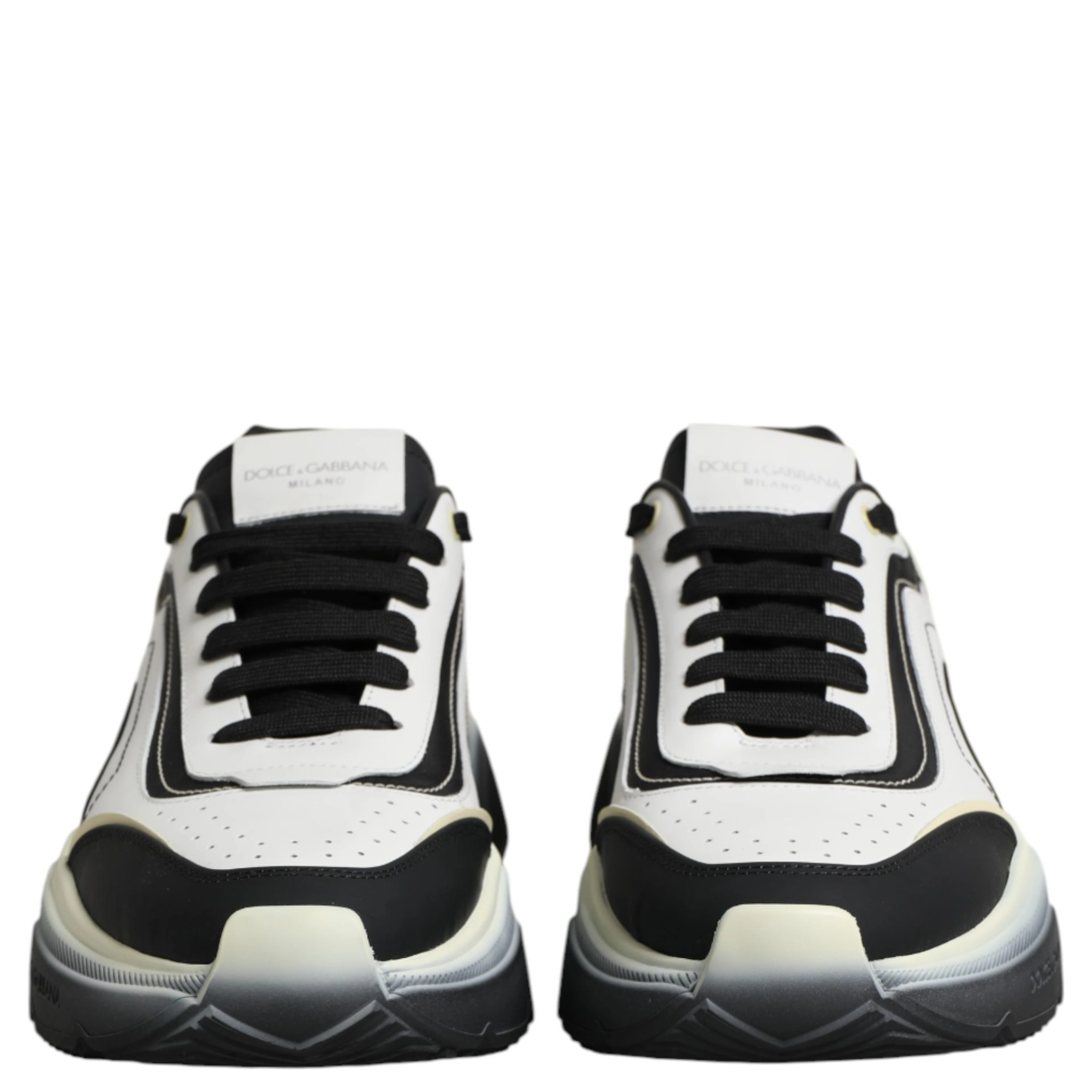White Black Daymaster Two Tone Sneaker Shoes