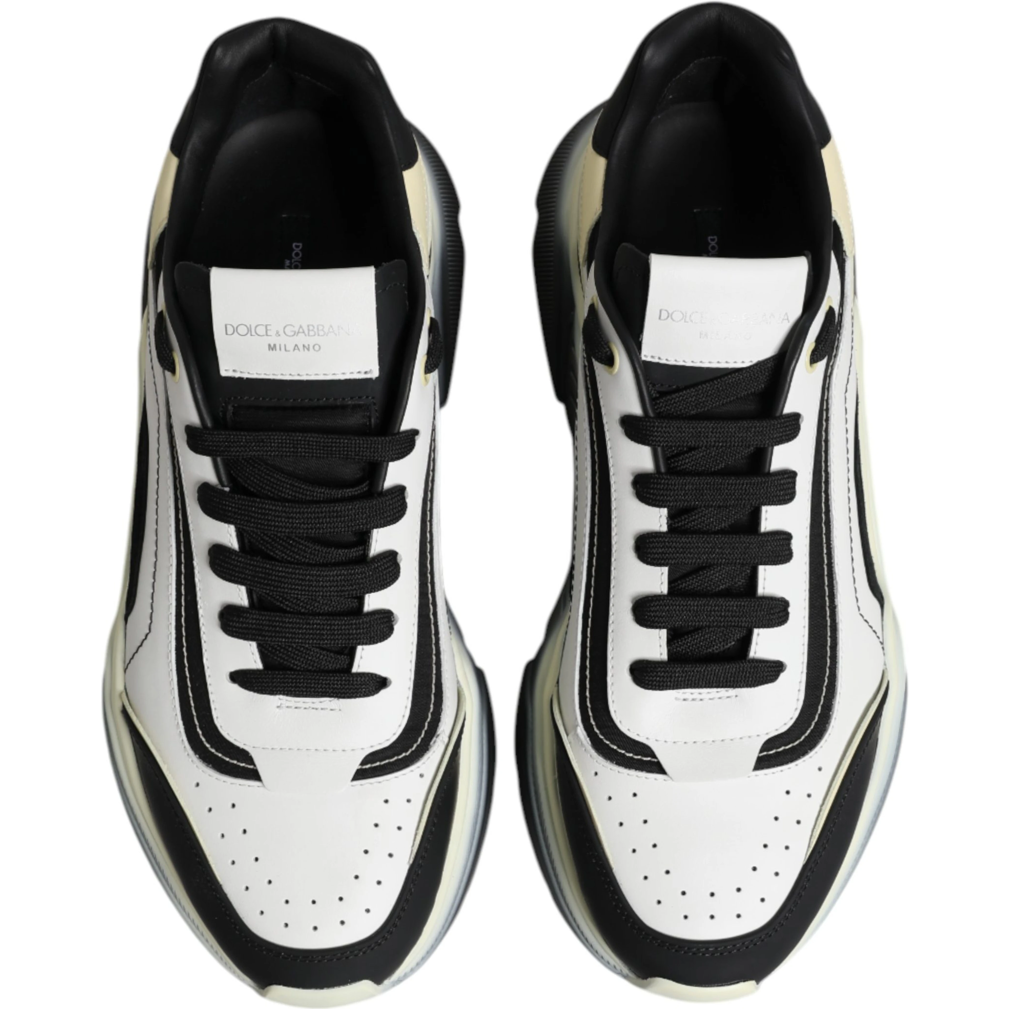 White Black Daymaster Two Tone Sneaker Shoes