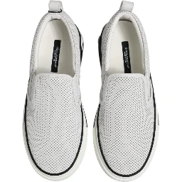 White Perforated Custom 2.Zero Sneakers Shoes