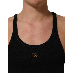 Beige Tropical Print Cotton Crew Neck T-shirt