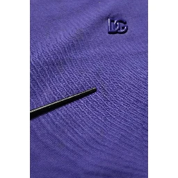 Violet Cotton Crew Neck Short Sleeve T-shirt