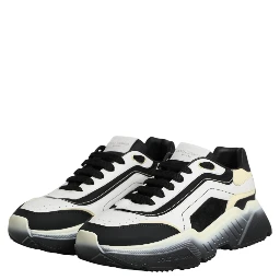 White Black Daymaster Two Tone Sneaker Shoes