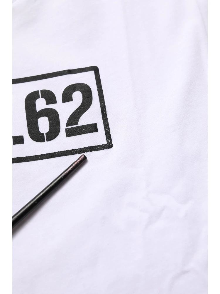 White DG 58.62 Cotton Crew Neck Men T-shirt