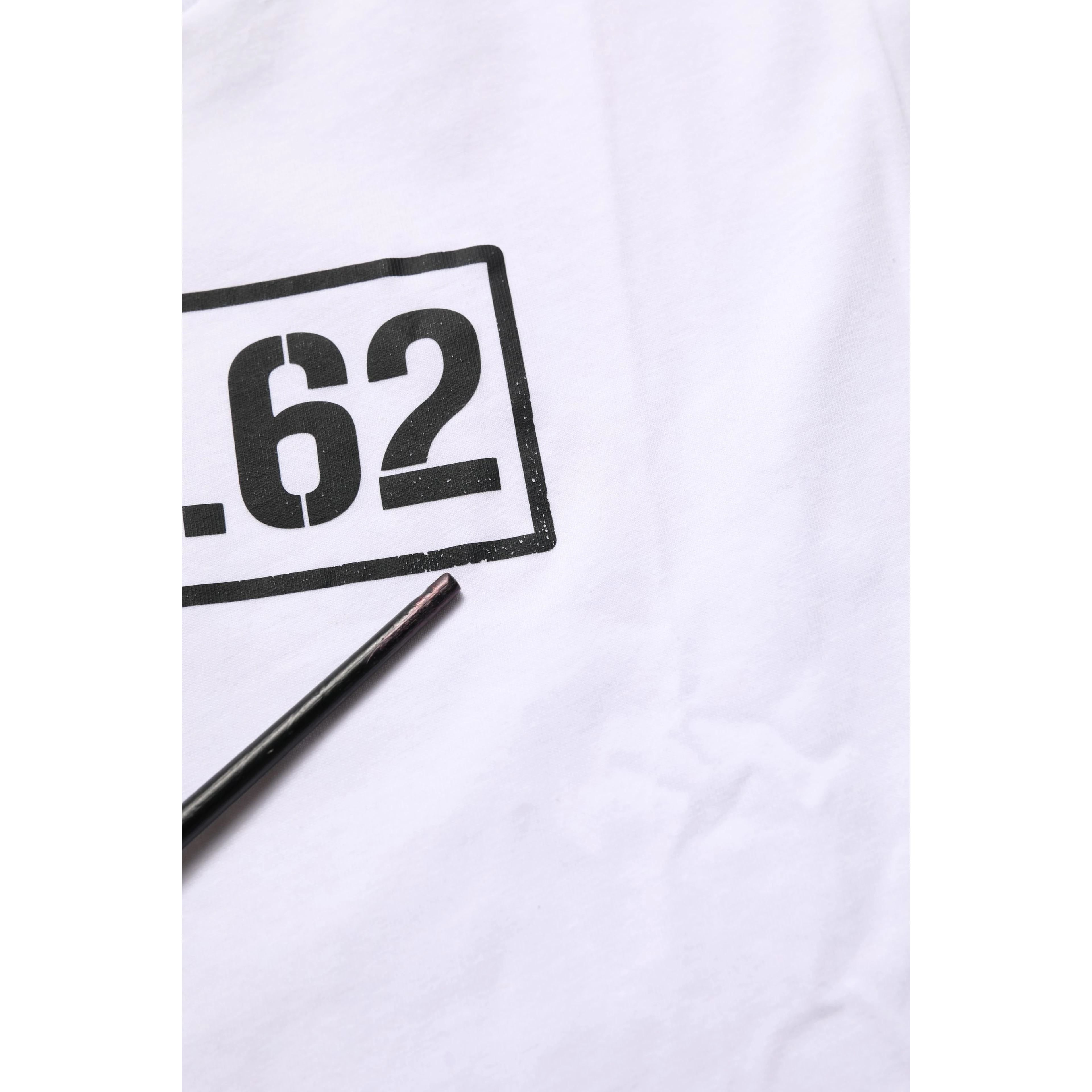 White DG 58.62 Cotton Crew Neck Men T-shirt