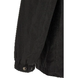 Black Polyester Coat