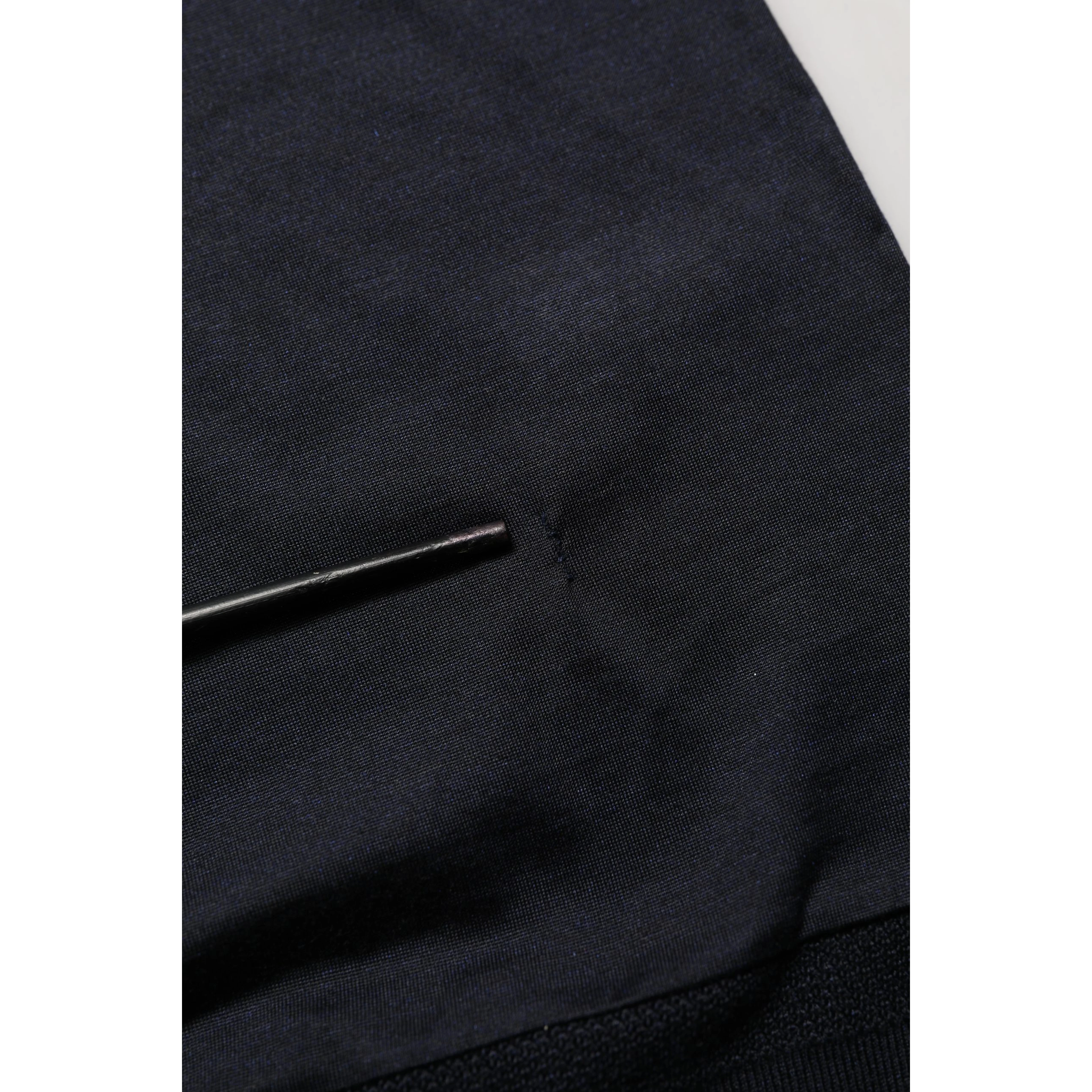 Blue Cotton Crew Neck Short Sleeve T-shirt