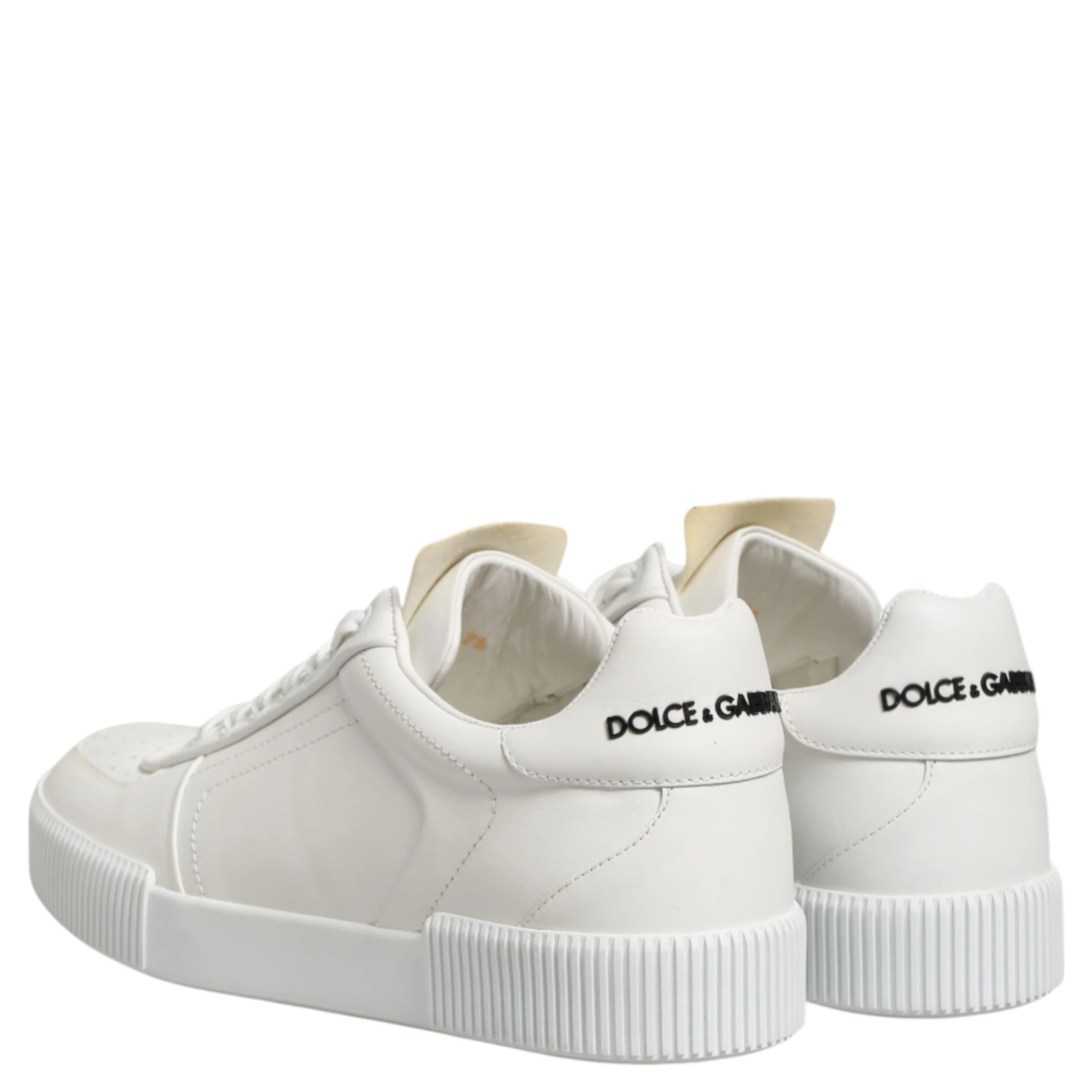 White Miami Leather Low Top Men Sneakers Shoes