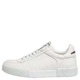 White Miami Leather Low Top Men Sneakers Shoes