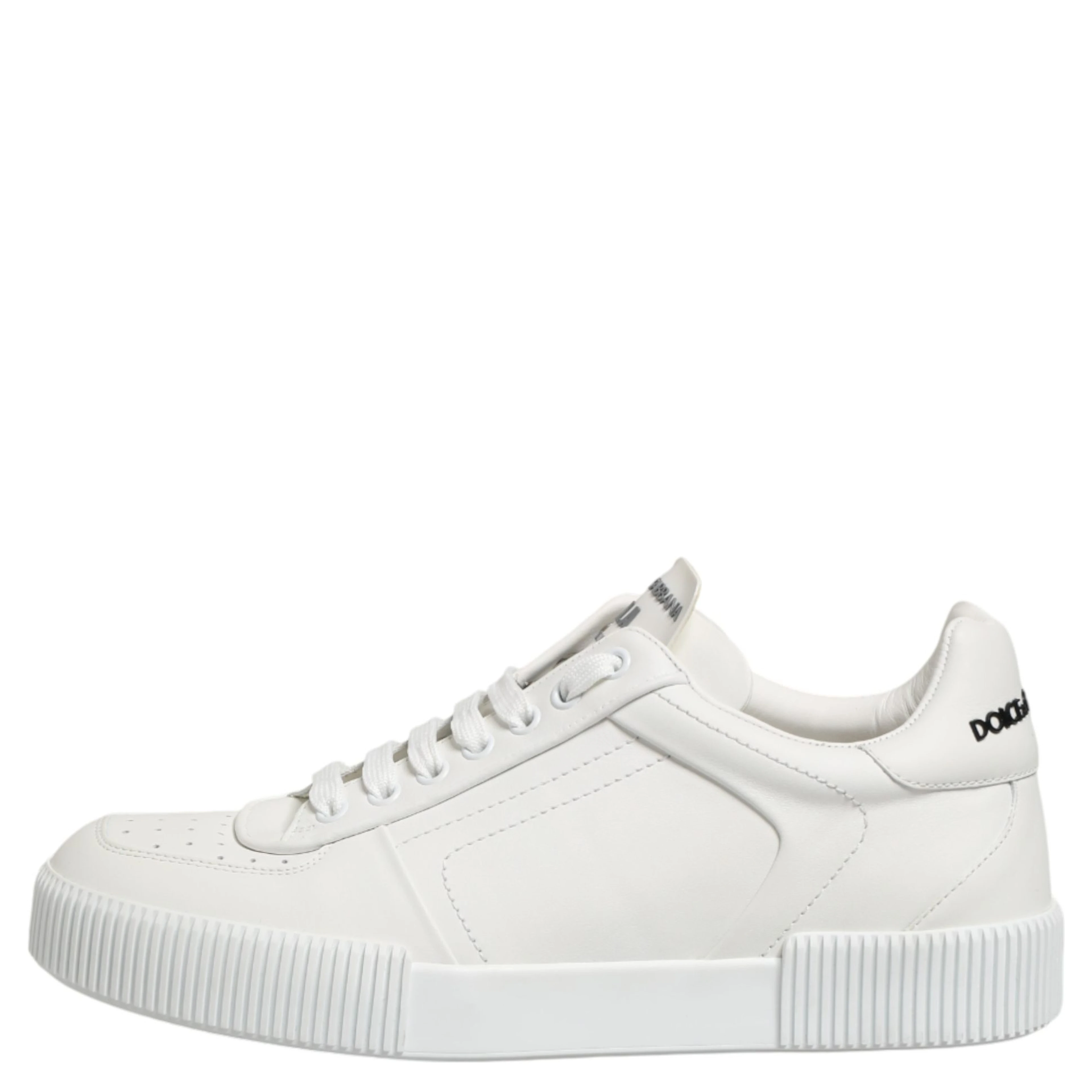 White Miami Leather Low Top Men Sneakers Shoes