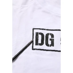 White DG 58.62 Cotton Crew Neck Men T-shirt