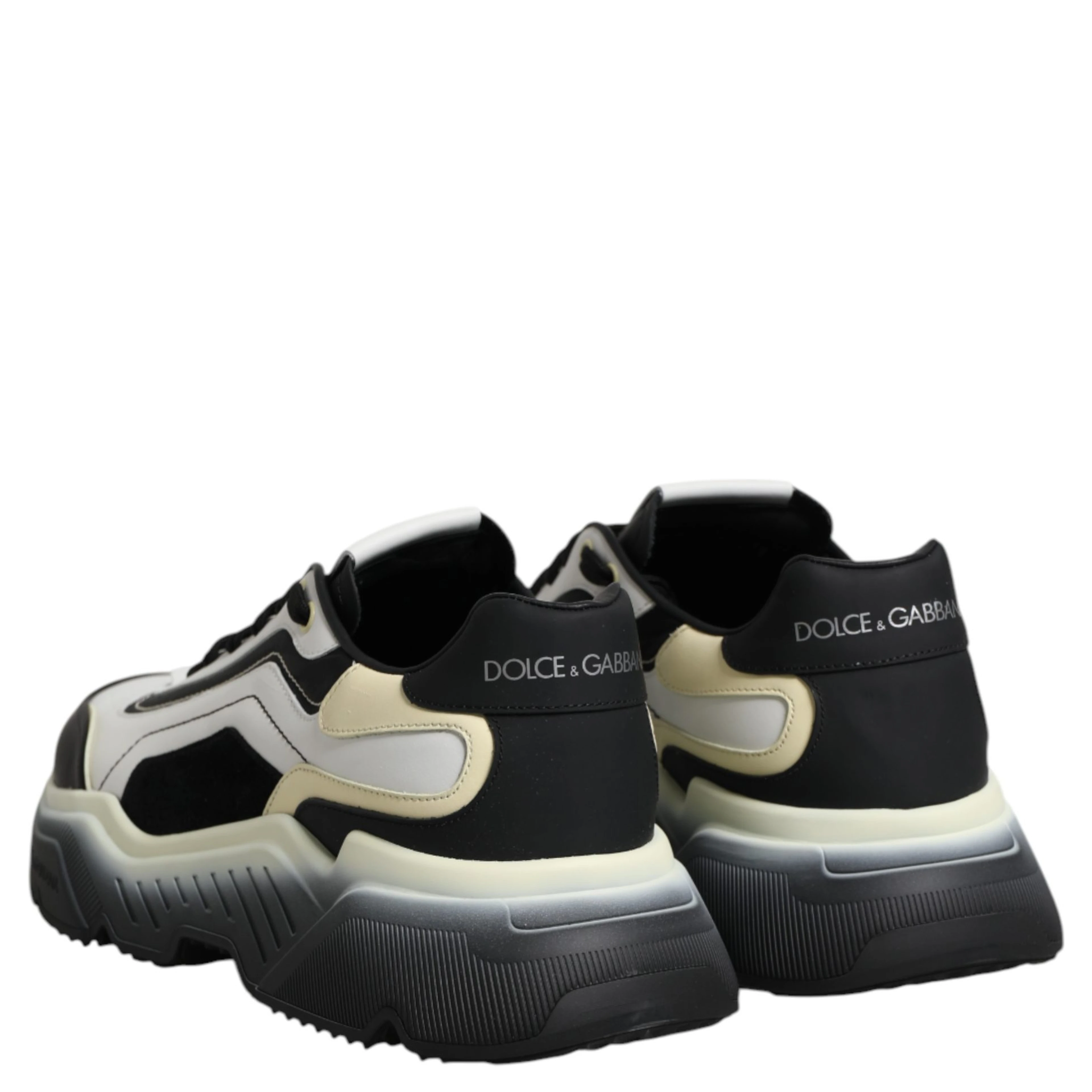 White Black Daymaster Two Tone Sneaker Shoes