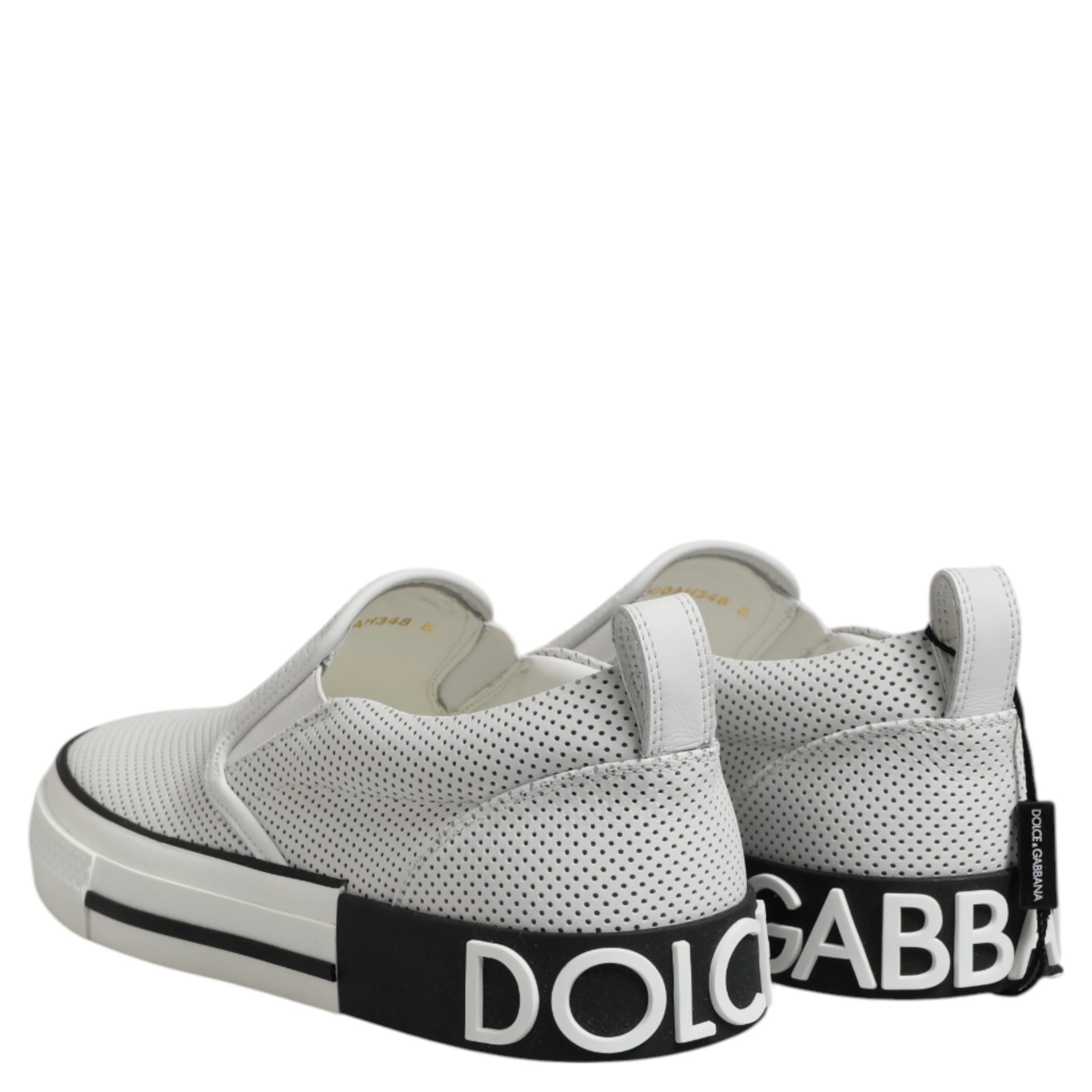 White Perforated Custom 2.Zero Sneakers Shoes