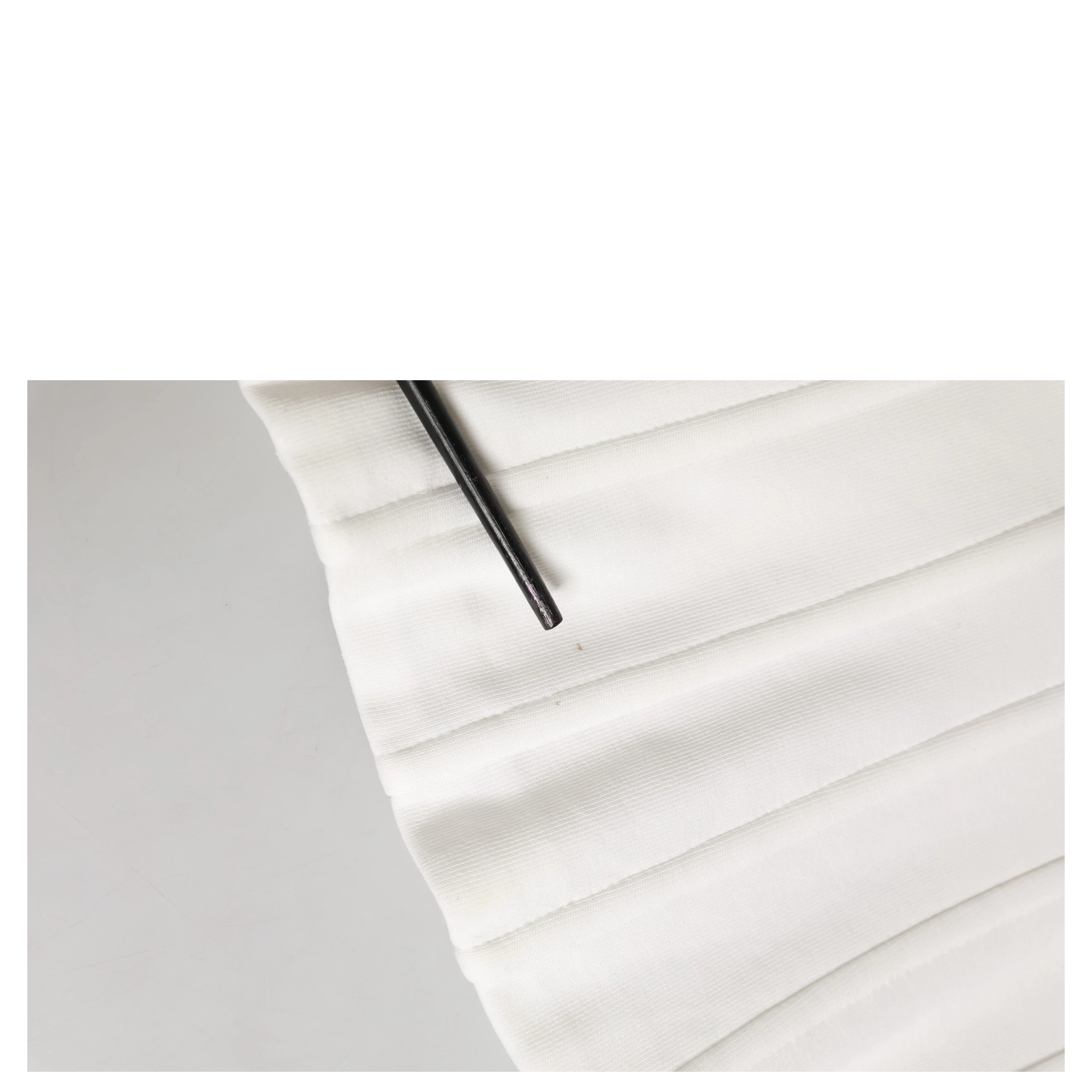 White Cotton Blend Corset Style Blouse Top