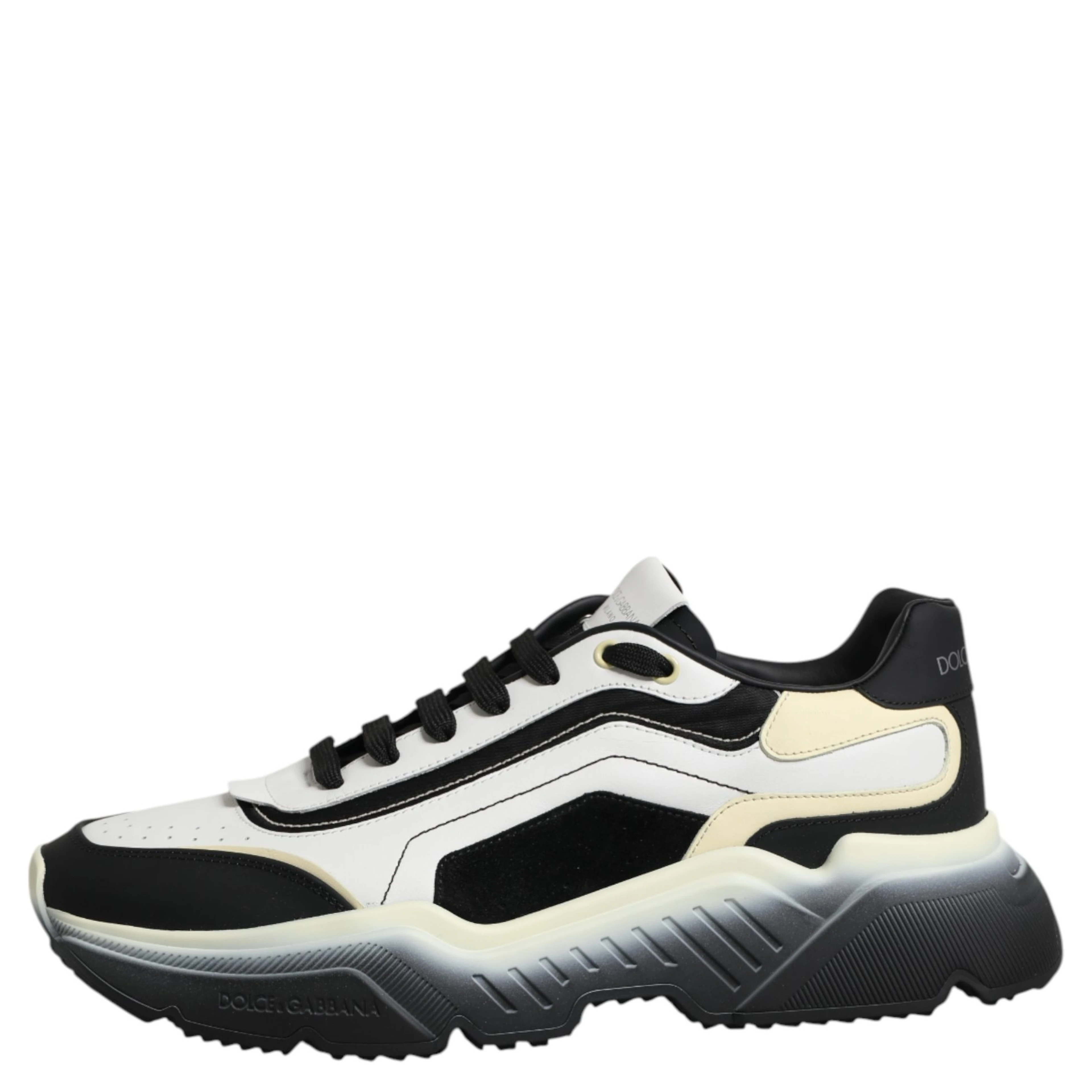 White Black Daymaster Two Tone Sneaker Shoes
