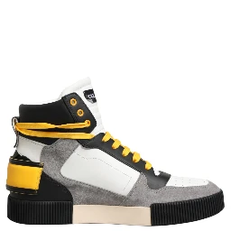 Multicolor Calf High Top Sneakers Shoes