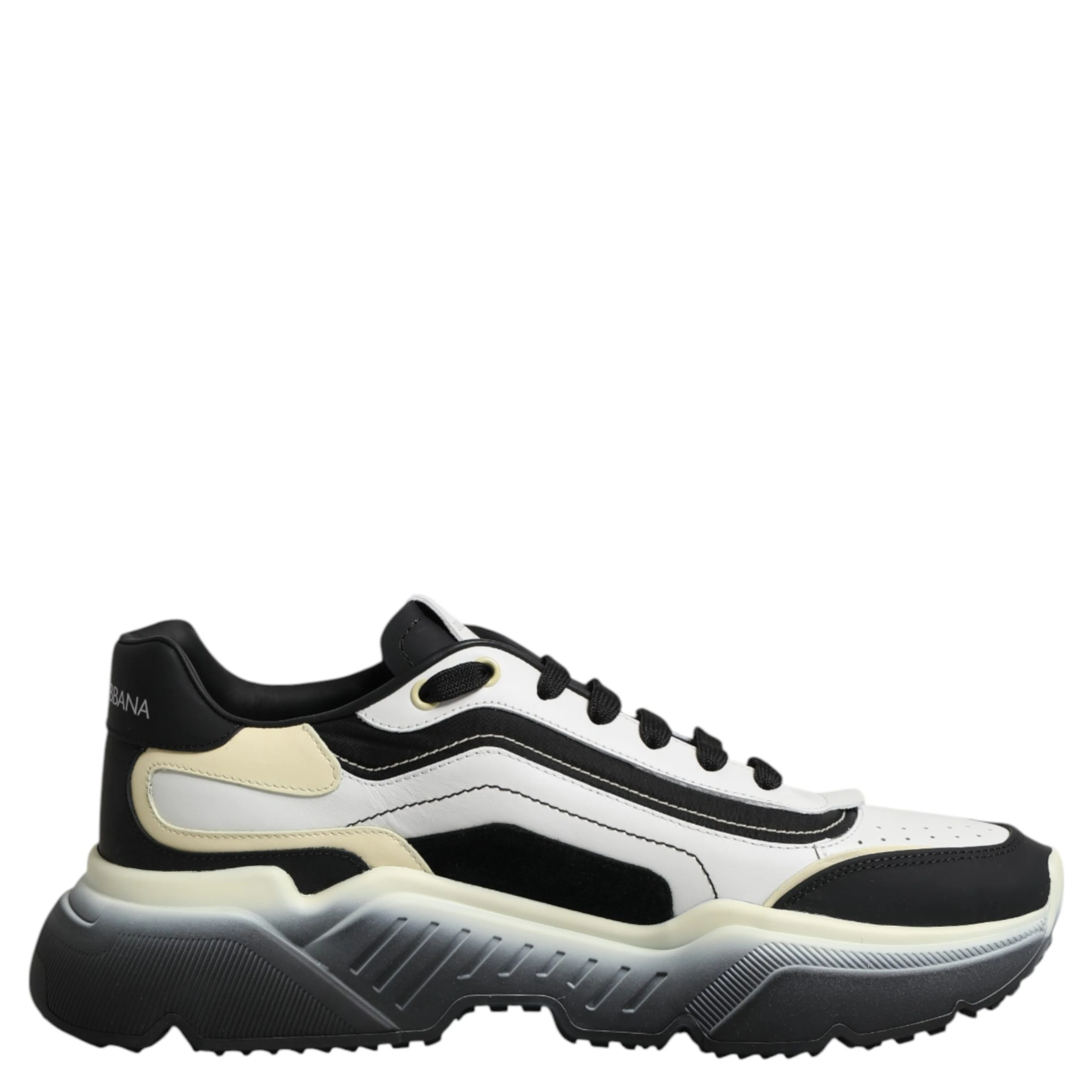 White Black Daymaster Two Tone Sneaker Shoes
