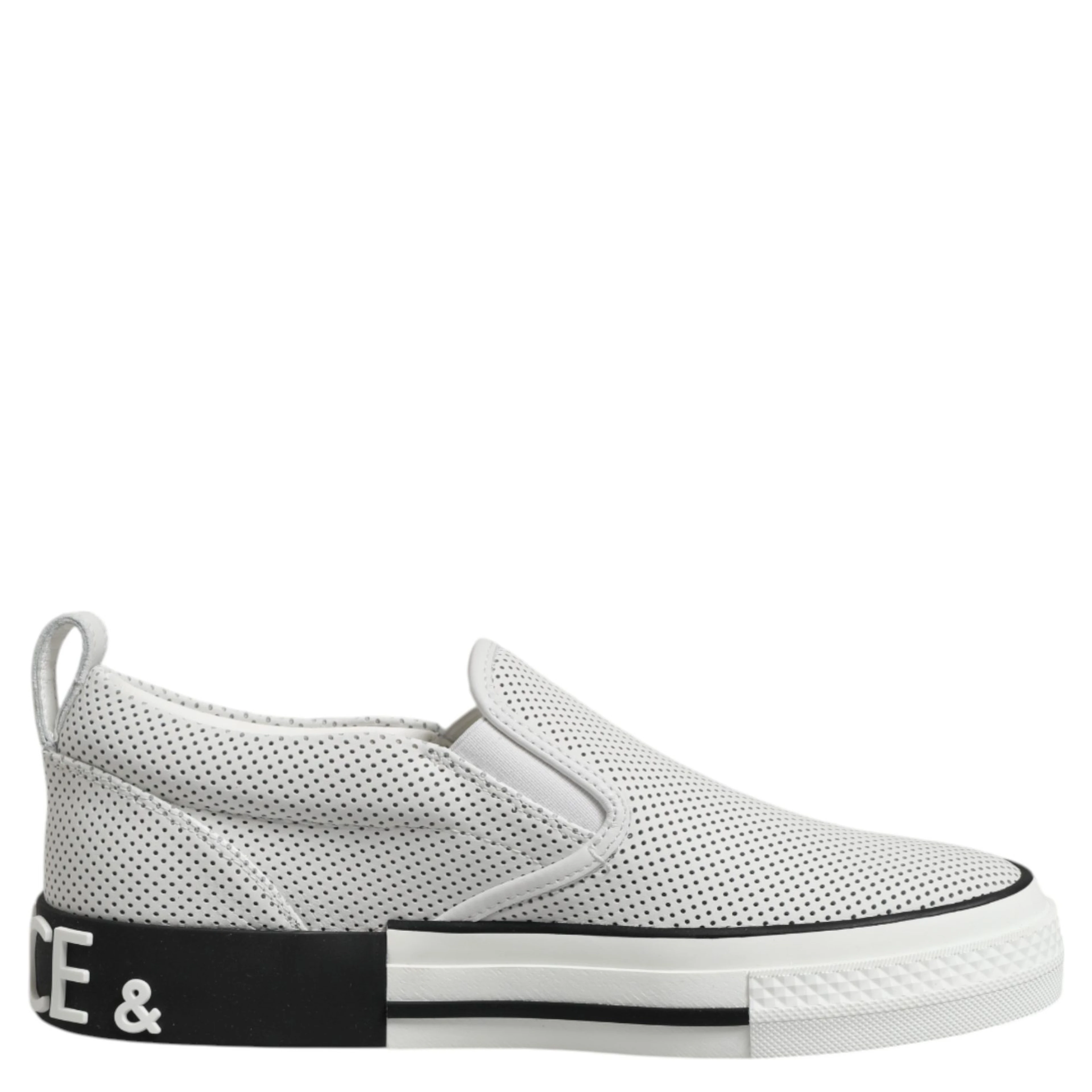 White Perforated Custom 2.Zero Sneakers Shoes