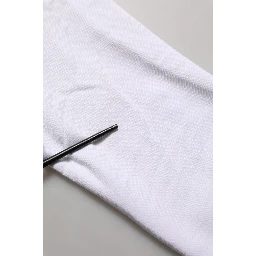 White Cotton Crew Neck Sweatshirt Sweater