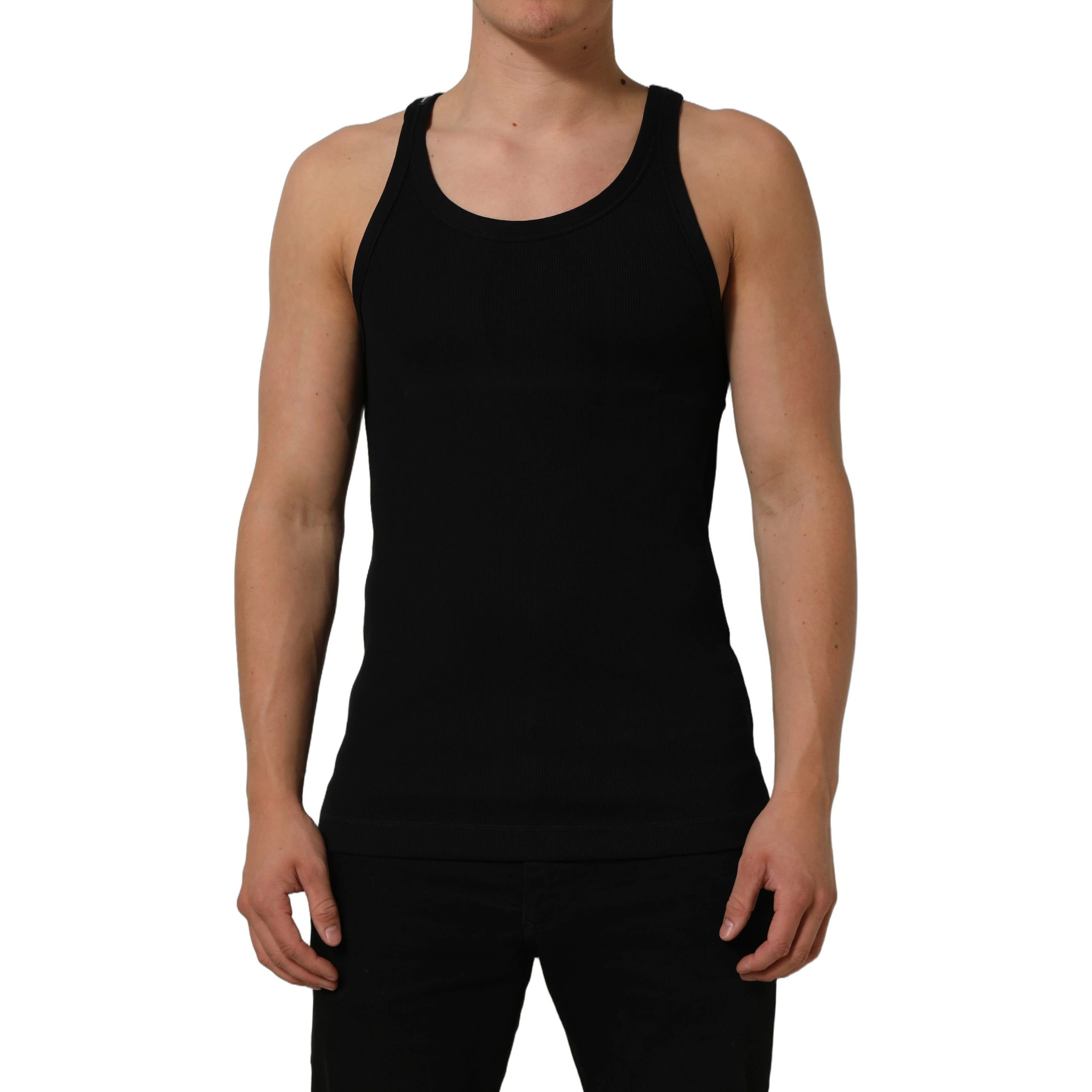 Black Tank Sleeveless Underwear Men T-shirt