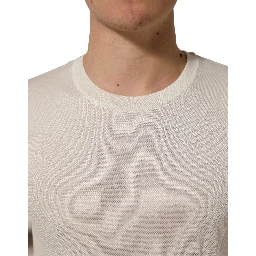 Off White Crew Neck Short Sleeves T-shirt