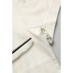 White Bandana Print Cotton Crew Neck T-shirt