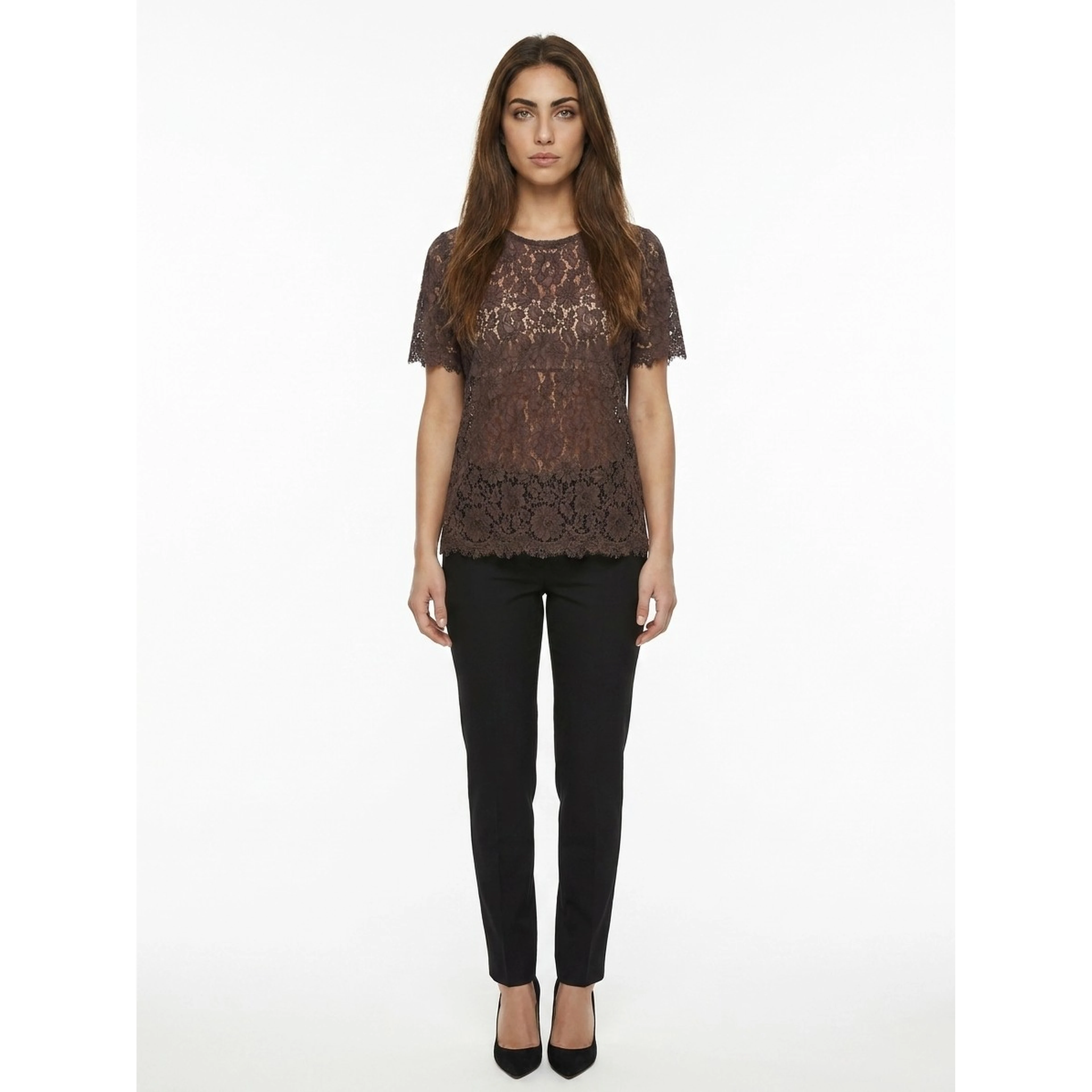Brown Cotton T-Shirt