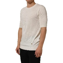 Off White Crew Neck Short Sleeves T-shirt