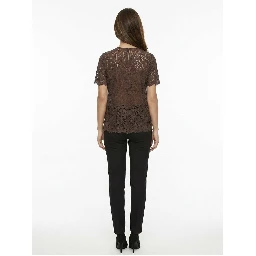 Brown Cotton T-Shirt