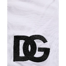 White Cotton Crew Neck Sweatshirt Sweater