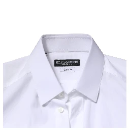 White GOLD Crown Bee Cotton Formal Dress Shirt
