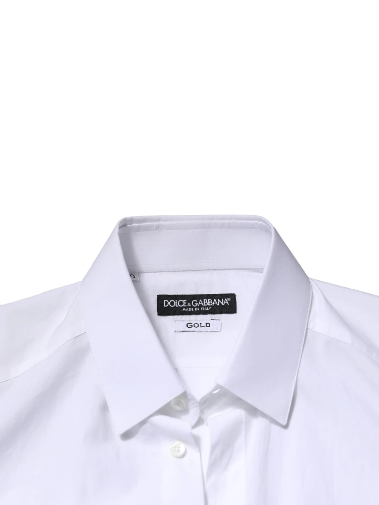 White GOLD Crown Bee Cotton Formal Dress Shirt alternative