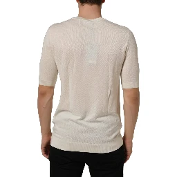 Off White Crew Neck Short Sleeves T-shirt
