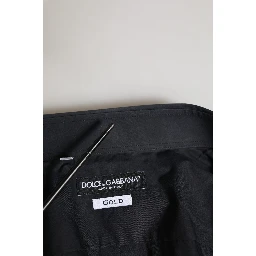 Black GOLD Long Sleeves Formal Dress Shirt