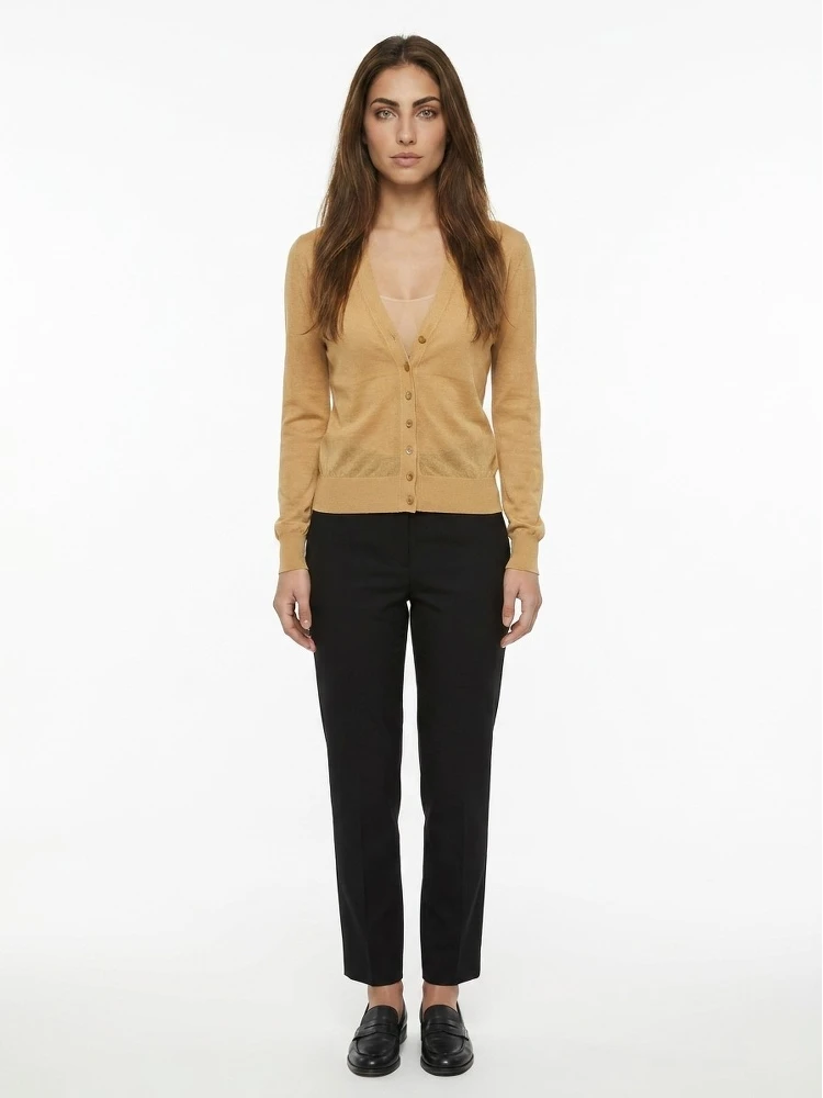 Yellow Cotton Cardigan