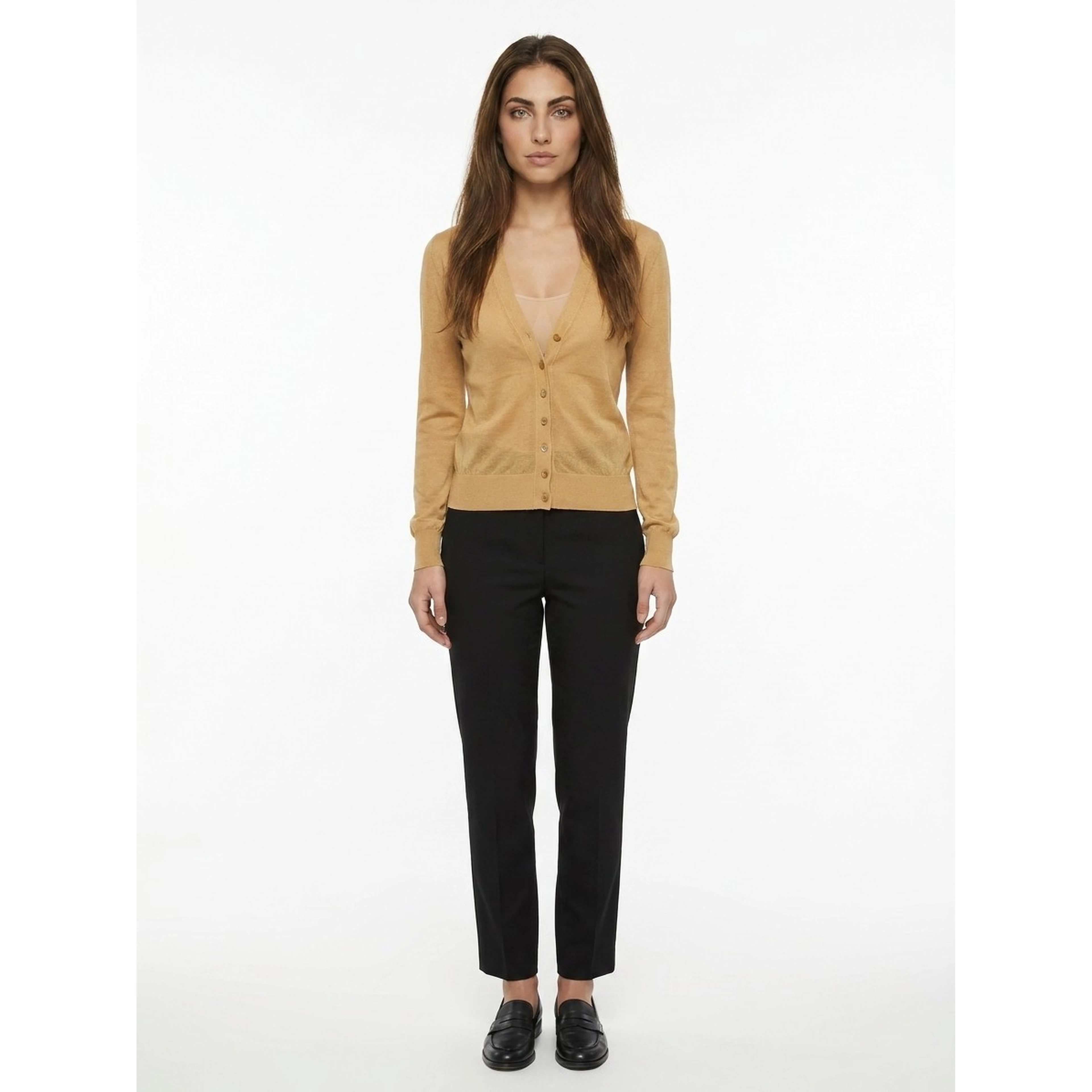 Yellow Cotton Cardigan