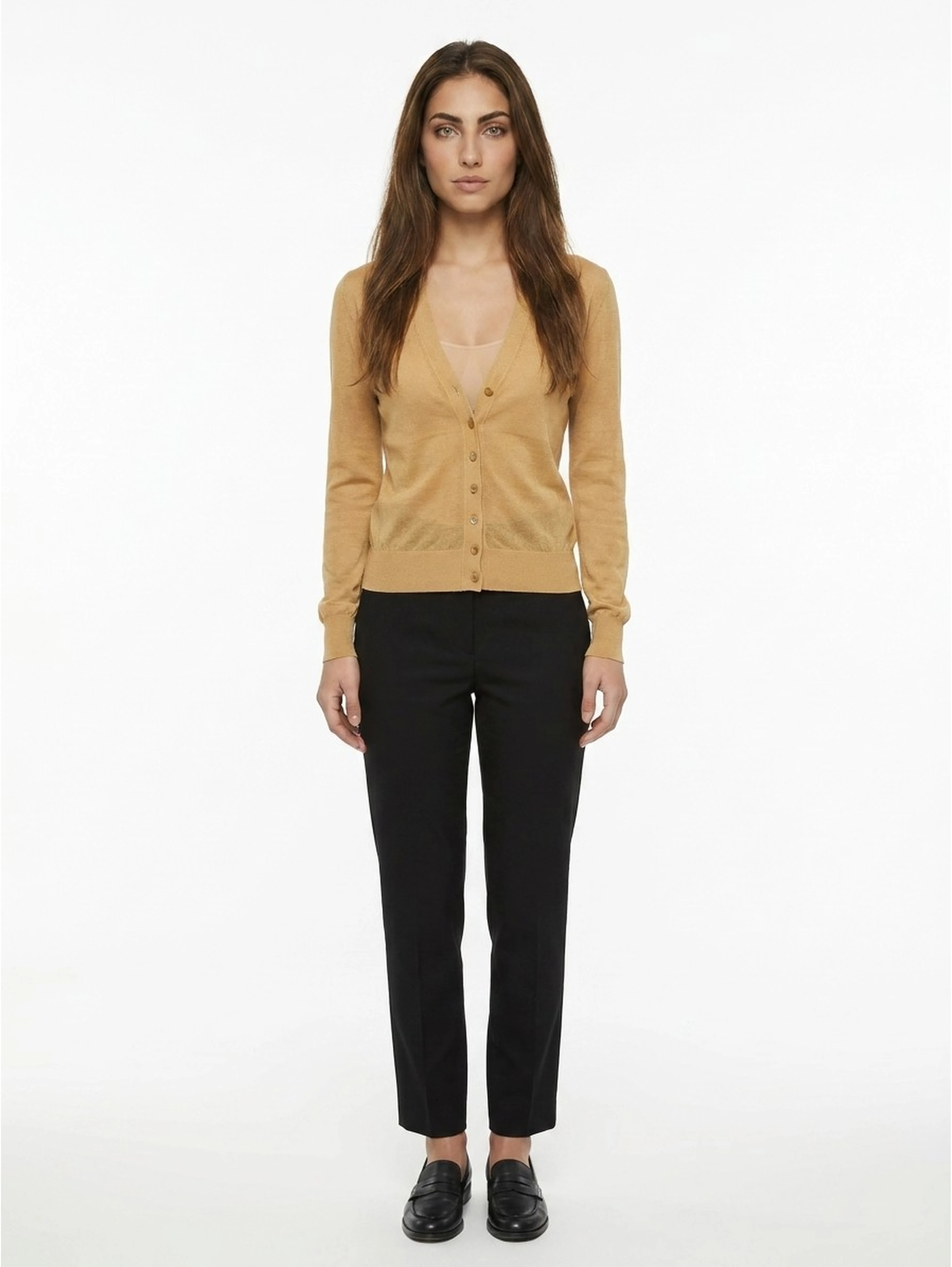 Yellow Cotton Cardigan