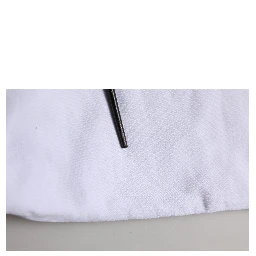 White Cotton Drawstring Jogger Trouser Pants