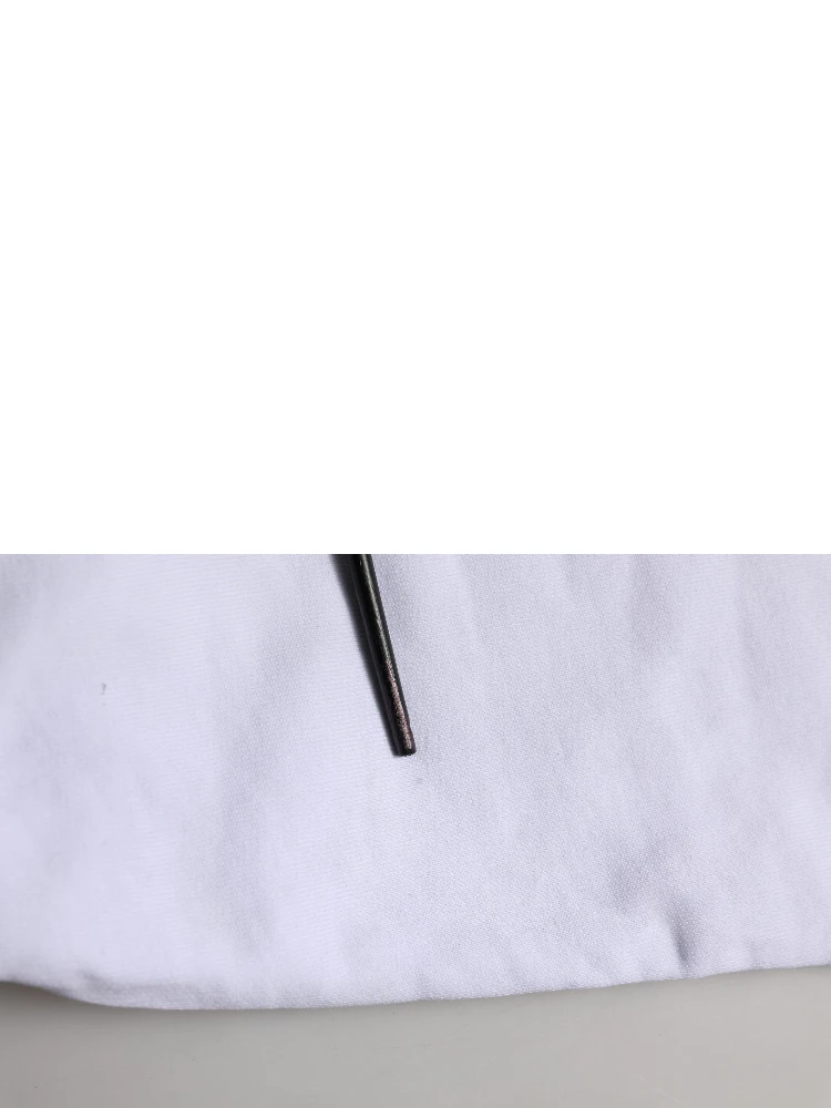 White Cotton Drawstring Jogger Trouser Pants alternative