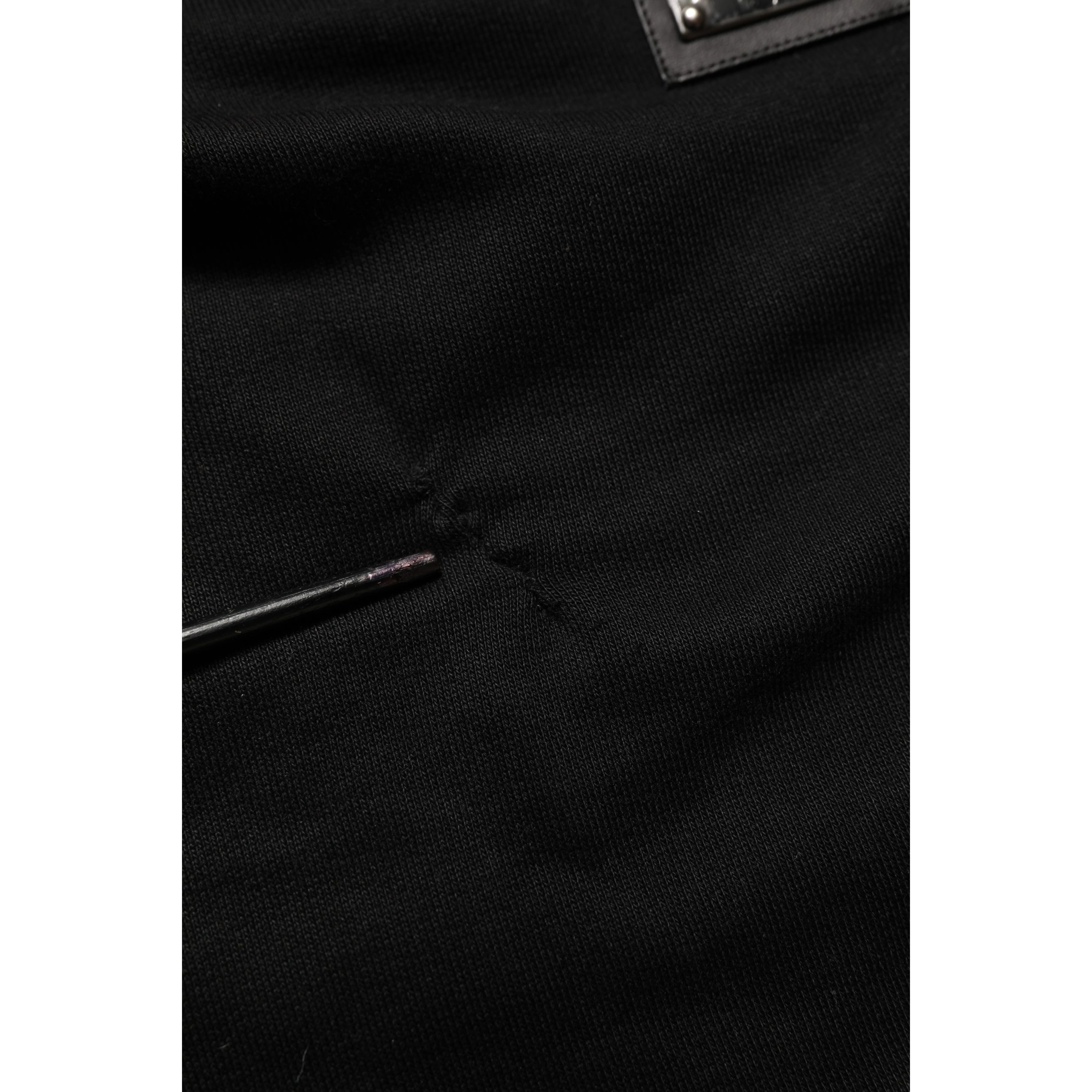 Black Cotton Logo Jogger Men Sweatpants Pants