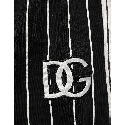 Black Striped DG Patch Men Sweatpants Pants