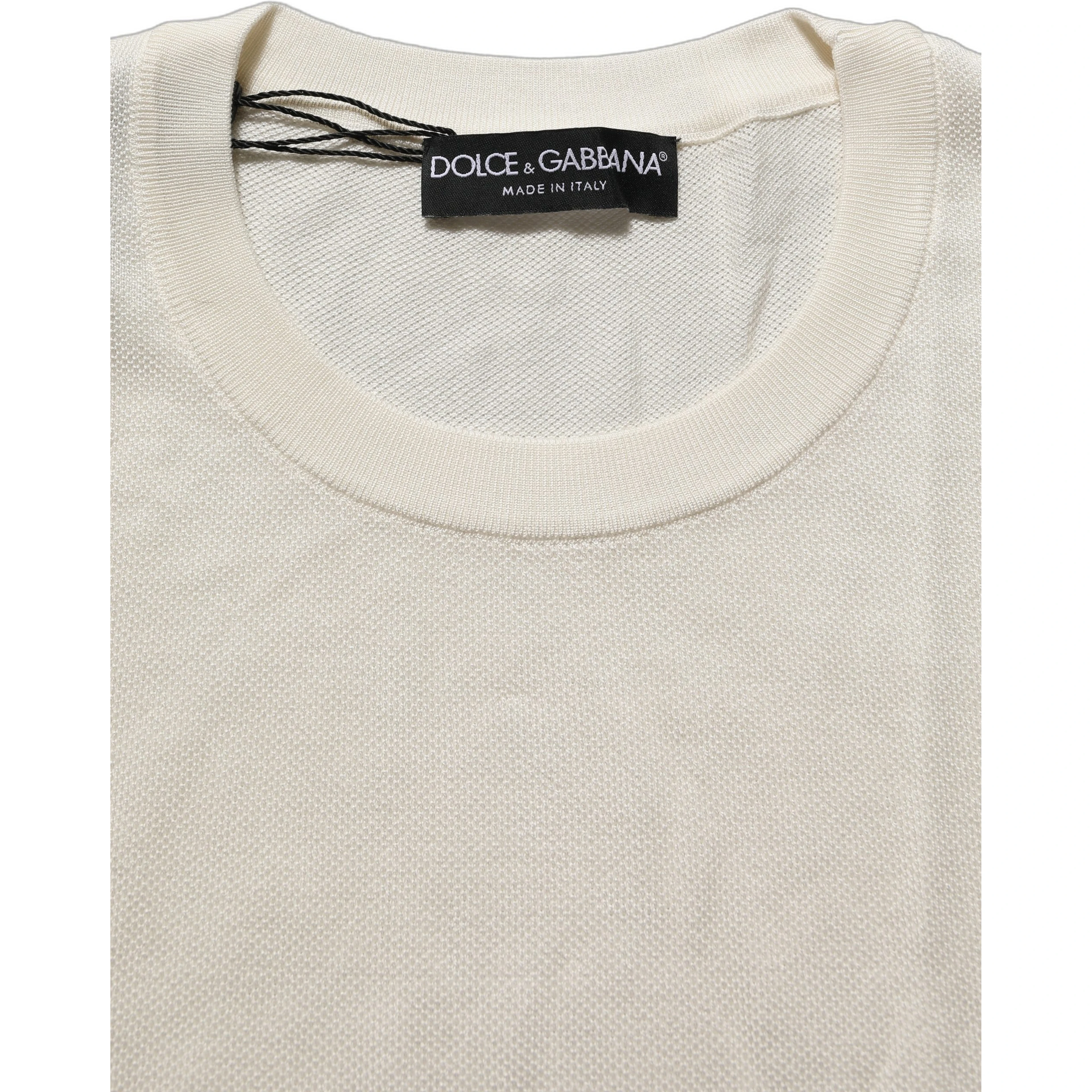 Off White Crew Neck Short Sleeves T-shirt